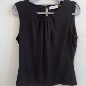 Calvin Klein, black top, size M